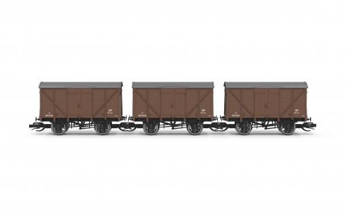 TT6044 Hornby BR Vent Van Triple Pack B777345-346-347